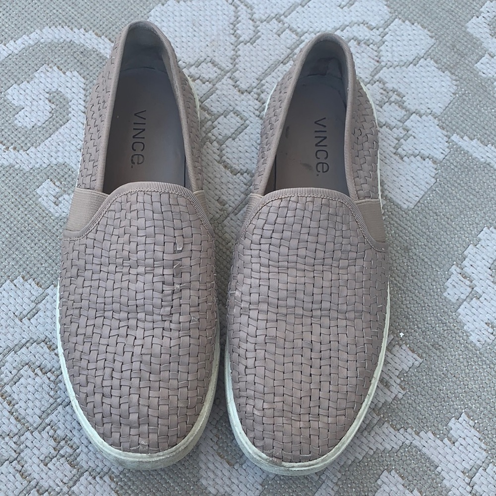 Vince woven slip ons